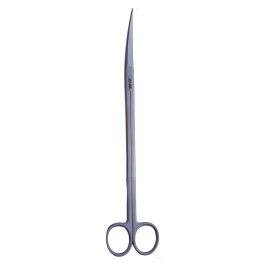 Aquarium Plant Scissors Round (Curved) 25cm<br>Anti Slip Handle