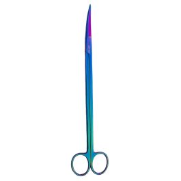Aquarium Plant Scissors Round (Curved) 20cm<br>Multi