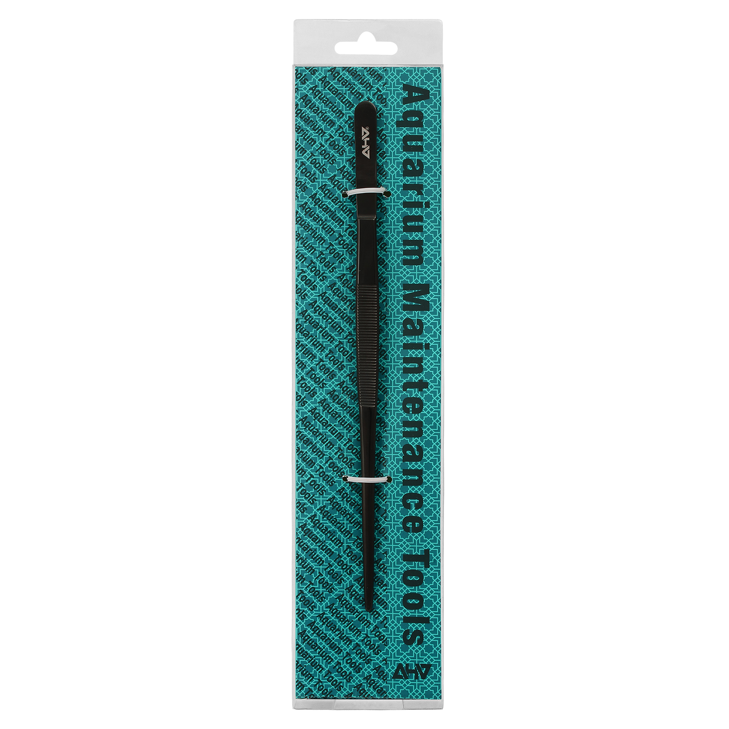 Aquaplant Forceps Straight 25cm<br>Black