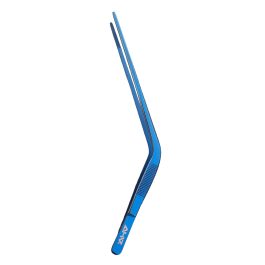 Center Curved Aquatic Tweezers<br>Blue