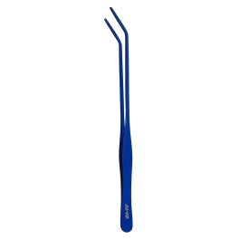 Pinsetter Tweezers  Angular 25cm<br>Blue