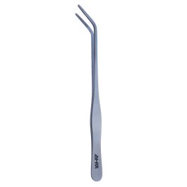 Pinsetter Tweezers  Angular 25cm<br>Silver
